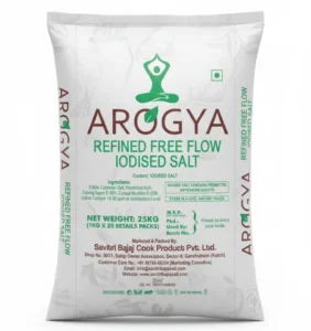 Refined Free Flow Salt Arogya Salt for Industry and Edible by Bajaj Salt Group Gandhidham Gujarat India