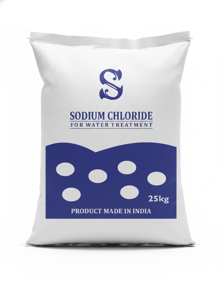 Bajaj Tablet Salt for water softening — 99% NaCl, ISO and FSSAI certified, available in 25 kg and 50 kg bags, Gujarat India